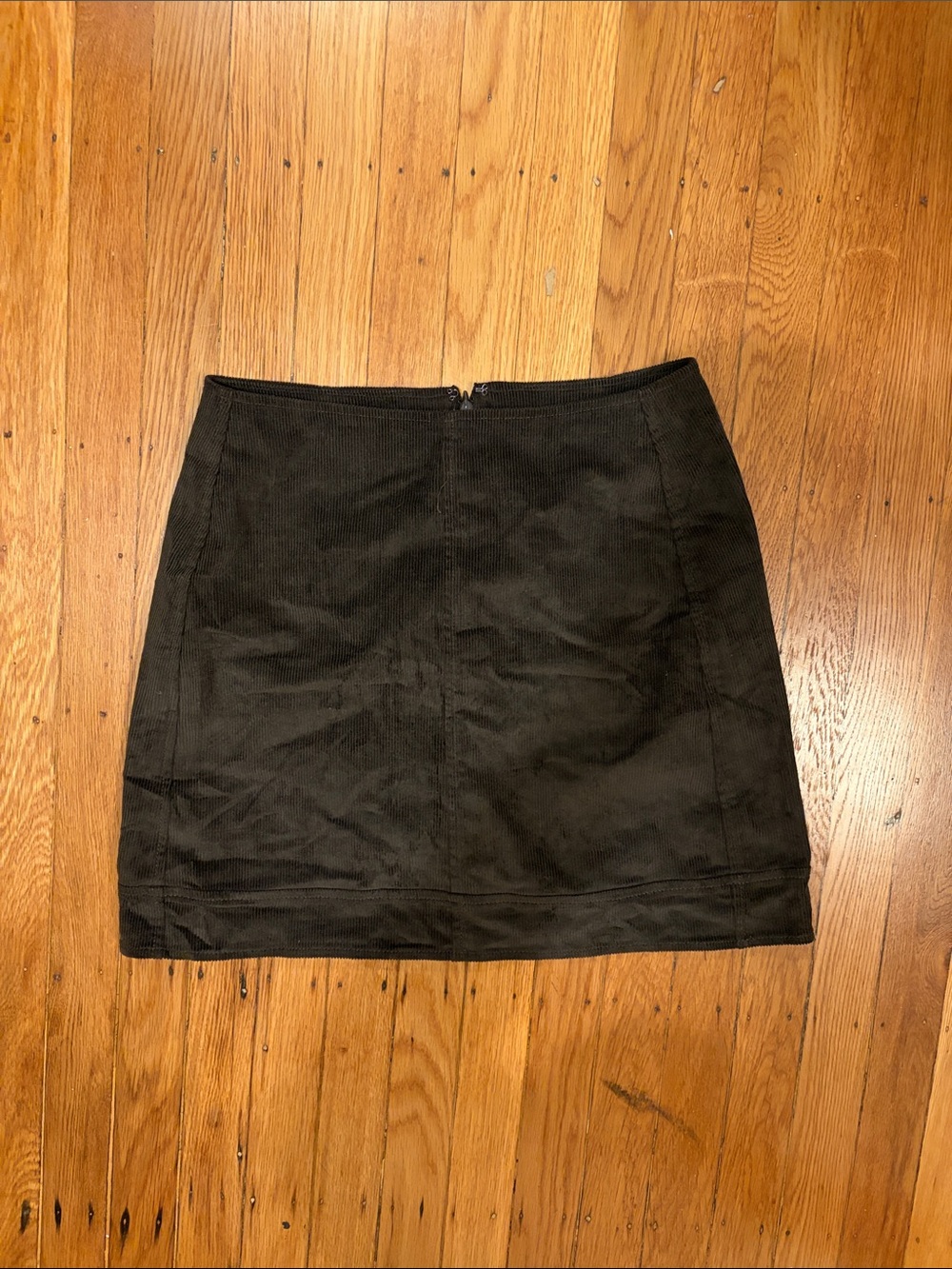 Banana Republic Dark Brown Corduroy Mini Skirt NWT